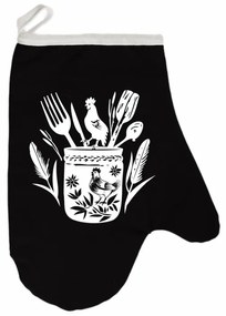 Kuchynská rukavica Village EMI, hnedá