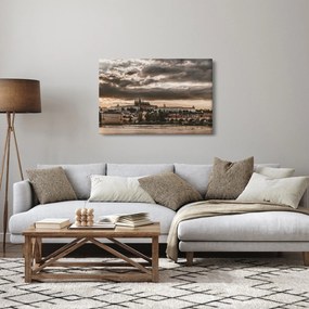 Obraz Pražského hradu za šera (90x60 cm)