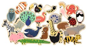 Detské magnety Djeco Zvieratká zo ZOO