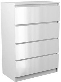 TP Living Komoda M4 Mollie biela lesklá