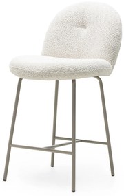Čalouněná barová židle Fiori béžová