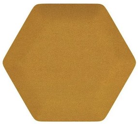 Egibi Čalúnený akustický panel nástenný Riwiera 41 horčicový hexagón - Hexagon 6x15 cm