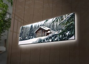 Obraz s LED osvetlením ROUBENKA 34 30 x 90 cm