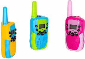 KIK Detské vysielačky Walkie Talkie, sada 3 ks
