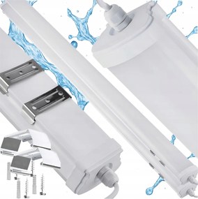 2x LED dielenská lampa 70W 150cm 7000lm 230v