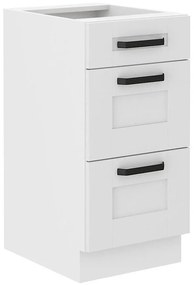 Kuchynská skrinka Luna biela matná/biela 40D 3S BB