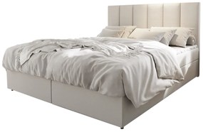 Čalúnená posteľ boxspring KARDI, 180x200, soft 17 + topper