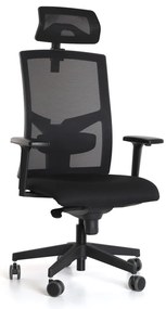 Kancelárska stolička Vesel Classic, čierna
