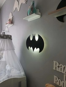Nočná lampička batman - čierny, 31 cm
