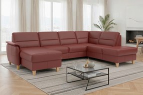 XXXLutz SEDACIA SÚPRAVA, koža, červenohnedá Sit & More - Sedačky - 000144033256