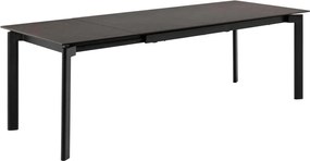 Rozkladací jedálenský stôl Palermo 180/240 cm čierny