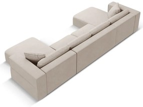 Béžová rohová pohovka do "U" Esther - Milo Casa