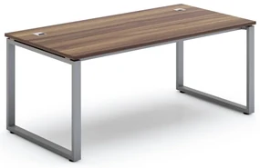 Stôl SimpleOffice 180 x 90 cm, orech vlašský / strieborná