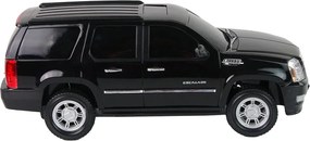 LEAN Toys Autíčko Cadillac Escalade R/C, čierne, svetlá, zvuk, mierka 1:16