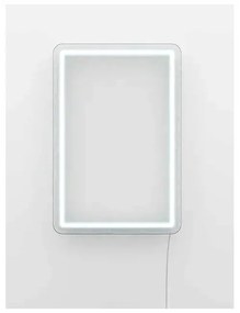 Biela nástenná svietiaca dekorácia Candy Shock Rectangle, 30 x 40 cm