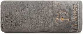 BAVLNENÝ UTERÁK EVA MINGE GAJA 50X90 CM STRIEBORNÁ