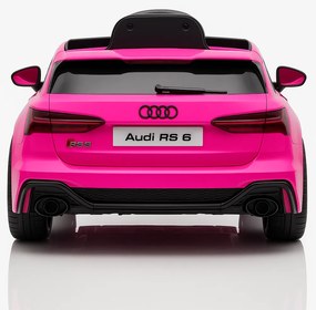 Elektrické autíčko Audi RS 6 ružové