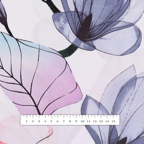 Biante Bavlnené prestieranie na stôl Sandra SA-333 Veľké kvety magnólie a kaly 30x40 cm