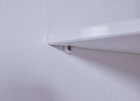 Šatníková skriňa Bastian, bielená borovica