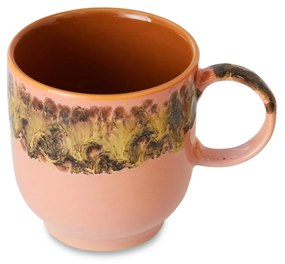 HK living Kameninový hrnček café mug 70's Lush 250 ml