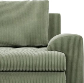 Sedacia súprava FORESTA ULL Poso v tvare U svetlozelená