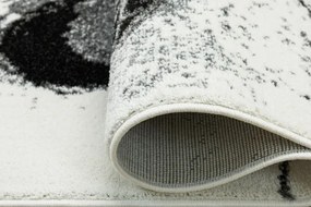 Koberec Lima 9365A biely / čierny