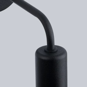 Sollux SL.1449 - Nástenná lampa NORAH 1xE27/15W/230V čierna