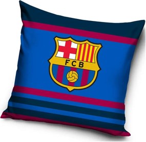 Velúrový vankúš FC Barcelona – Between Lines - 40 x 40 cm