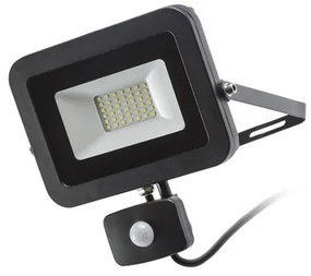 RENDL PONTA reflektor so senzorom čierna 230V LED 30W 120° IP54 3000K R12982