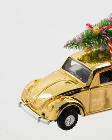 House Doctor Vianočné autíčko Mini Xmas Car Golden