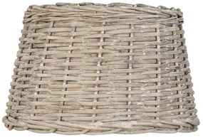 Ratanové tienidlo s patinou -o 30 * 19 cm / E27