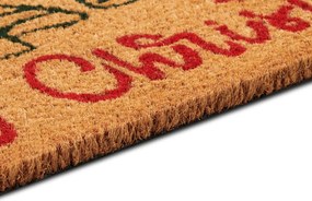 Hanse Home, AKCIA: 40x70 cm Rohožka Vianočné stromčeky 106196 - na von aj na doma, hnedá, chodba / predsieň