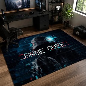 Protišmykový herný koberec Game Over