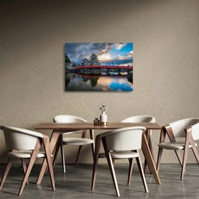 Sklenený obraz - Japonsko (70x50 cm)