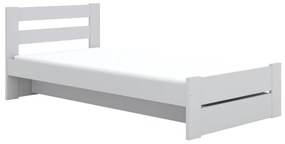 Dětská postel Emil 160x80 cm bez matrace bílá