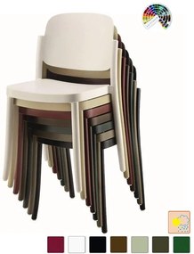 ALBA Dizajnová stolička PLAZA plast