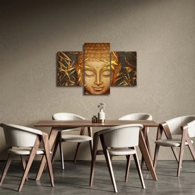 Obraz - Zlatý Budha (90x60 cm)