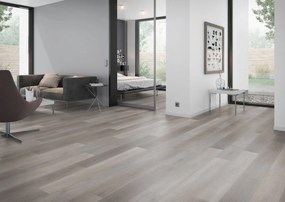 Oneflor, Vinylová podlaha lepená ECO 55 054 Flemish Oak Grey, 1219,2 x 184,1 mm