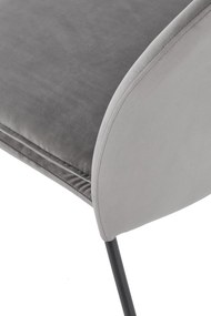 Jedálenská stolička Kemis (sivá + čierna). Vlastná spoľahlivá doprava až k Vám domov. 1028096