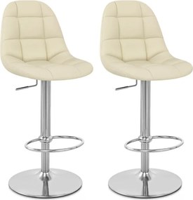 2x Barová stolička Hawaj CL-8023 krémová