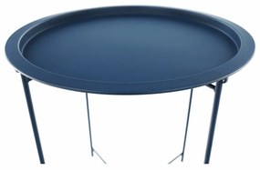 Príručný stolík s odnímateľnou táckou Render - tmavomodrá