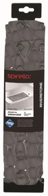 Spirella Protišmyková podložka do vane RIVERSTONE, tmavosivá, 75 x 36 cm