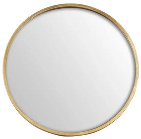 Okrúhle nástenné zrkadlo ANTIQUE GOLD,  40 cm