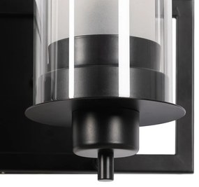 Čierno-biele nástenné svietidlo – Ixia