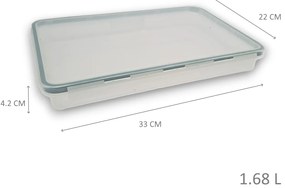 Plastová dóza na potraviny Lock & Lock UROVNEJTO - 1,68 l