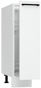 Skrinka do kuchyne Kate d20 Cargo + kôš biely hrášok