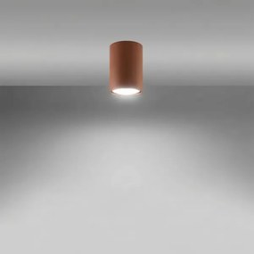 Sollux SL.2068 - Bodové svietidlo LAGOS 1xGU10/10W/230V hnedé