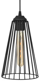 Luster na lanku TORRI 2xE27/15W/230V čierna