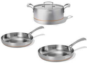Elmich Sada päťvrstvového nerezového riadu Penta Copper 3 ks