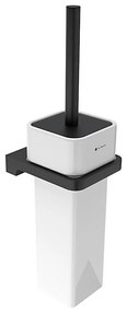 NIMCO MAC 29094K-90 - Nástenná WC štetka MAYA biela/matná čierna
